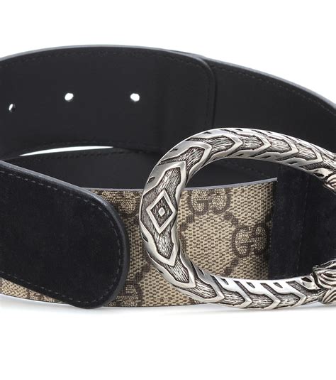 gucci wide leather belt double g|genuine Gucci dionysus belt.